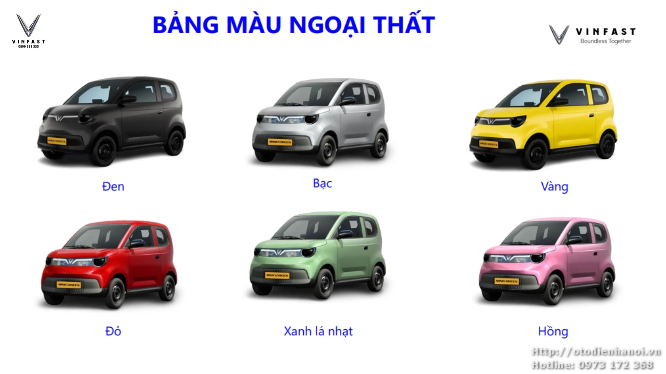 Bảng màu minio Green