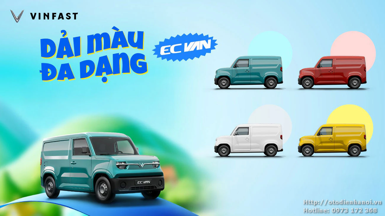 Màu xe Vinfast EC Van