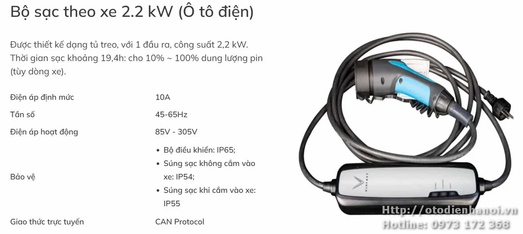 Thời gian sạc pin vinfast vf5