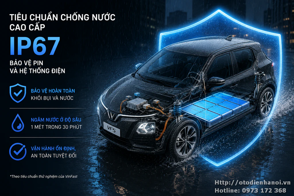 Vinfast Vf5 tiêu chuẩn chống nước cao cấp