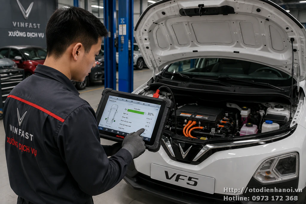 các hạng mục kiểm tra xe Vinfast vf5 cũ