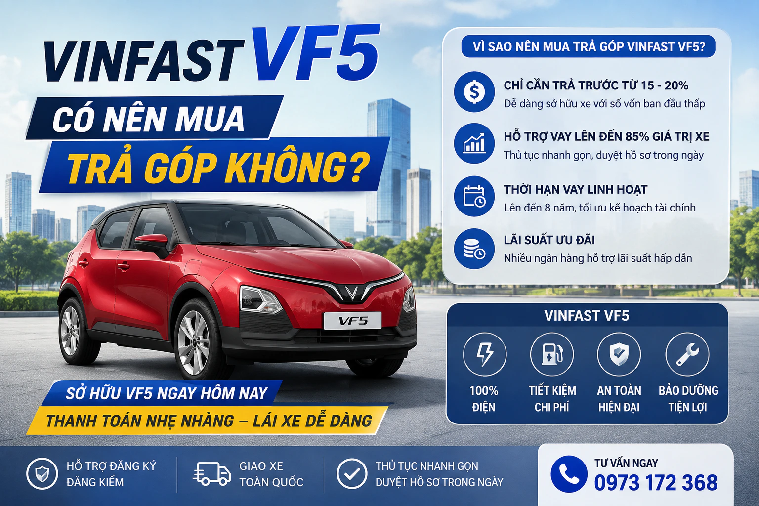 Mua Vinfast vf5 trả góp